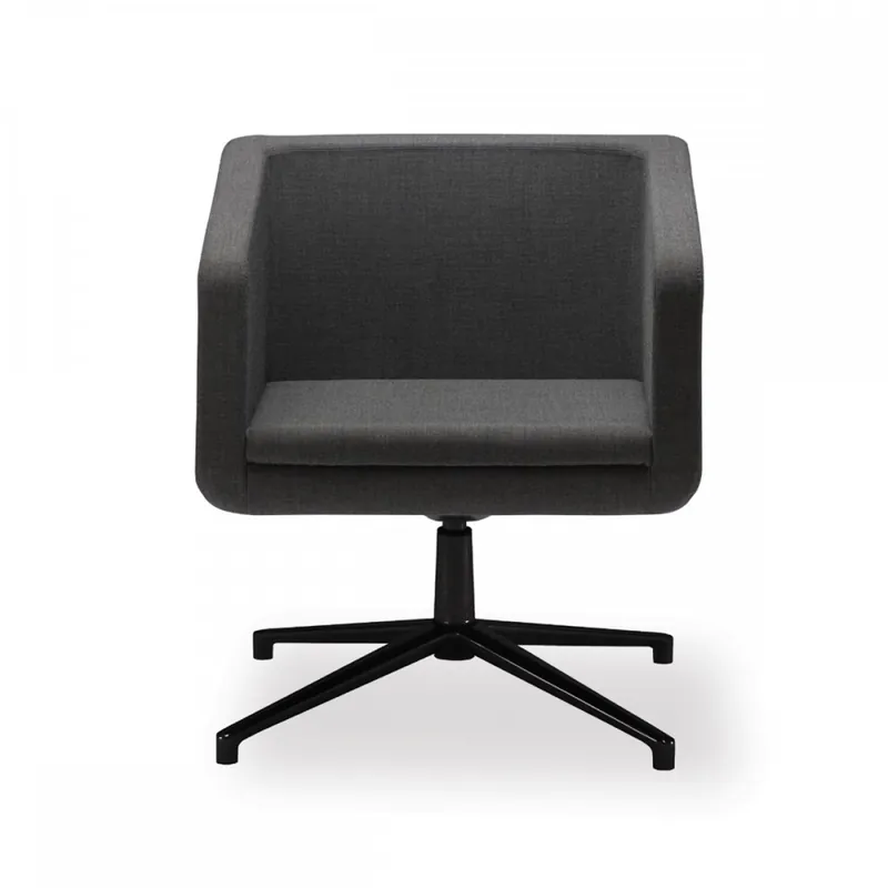 Poltroncina girevole di design rivestita in similpelle Roll Acquista Ora