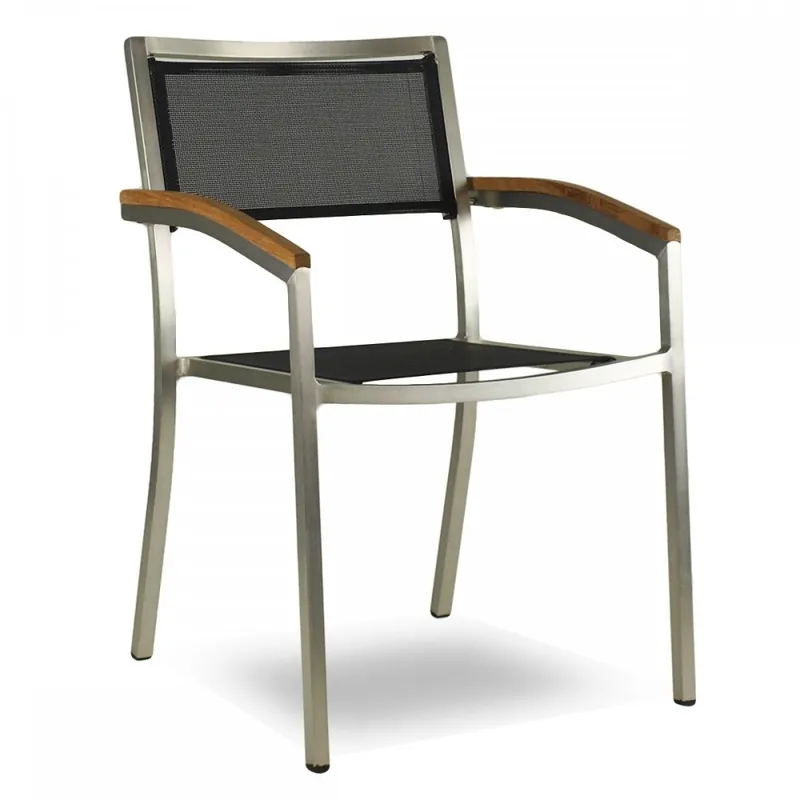 Poltroncina in alluminio e rete da esterni Win Consegna Rapida