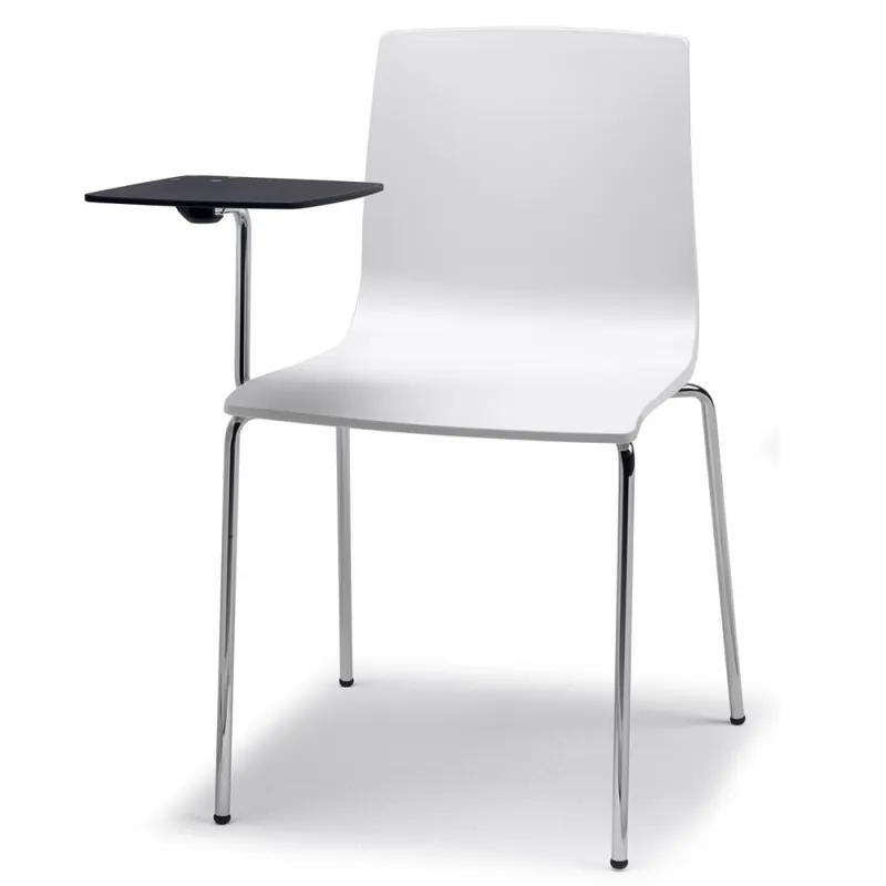 Sedia con scrittoio in acciaio e tecnopolimero Alice Chair T Compra Online