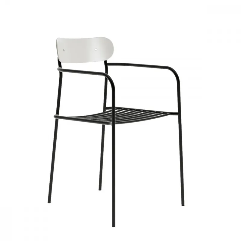 Sedia in plastica con braccioli da giardino Uti PB P Subito Disponibile
