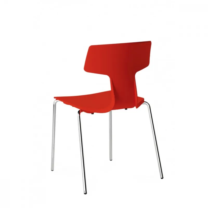 Sedia per bambini in plastica e metallo Split Kids Pagamento Sicuro