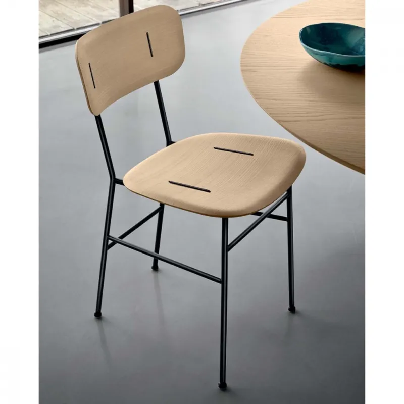 Sedia design legno e metallo Piuma LG Ultima Occasione