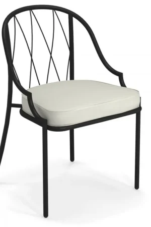 Sedia con cuscino per giardino Como Consegna Rapida