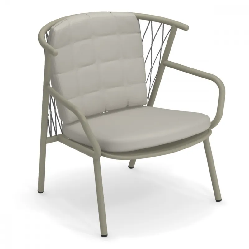 Professionale Poltrona giardino con cuscini Nef PB