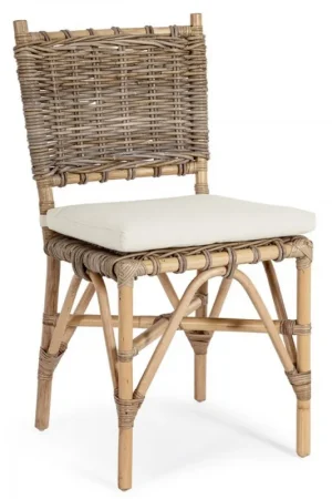 Nuovo Arrivo Sedia in rattan con cuscino Tarifa S