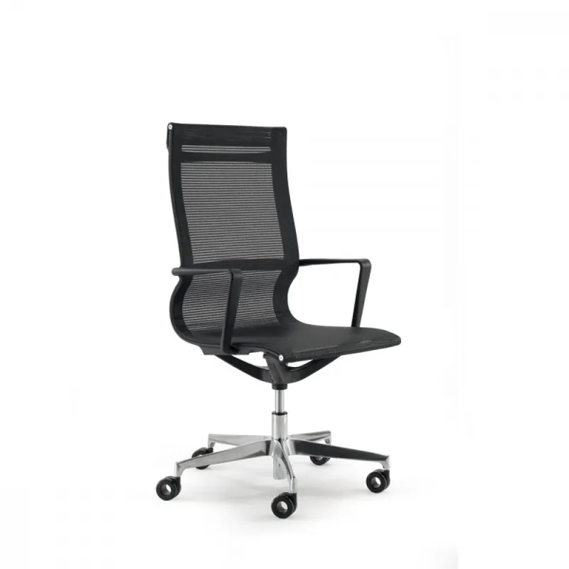 Sedia con schienale alto per ufficio Tekno 1B Sconto