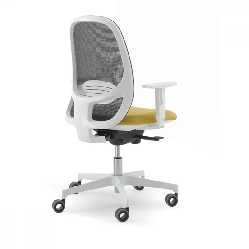 Sedia Ufficio Bianca con Supporto Lombare Regolabile Andy 51/STD Scelto Dai Clienti