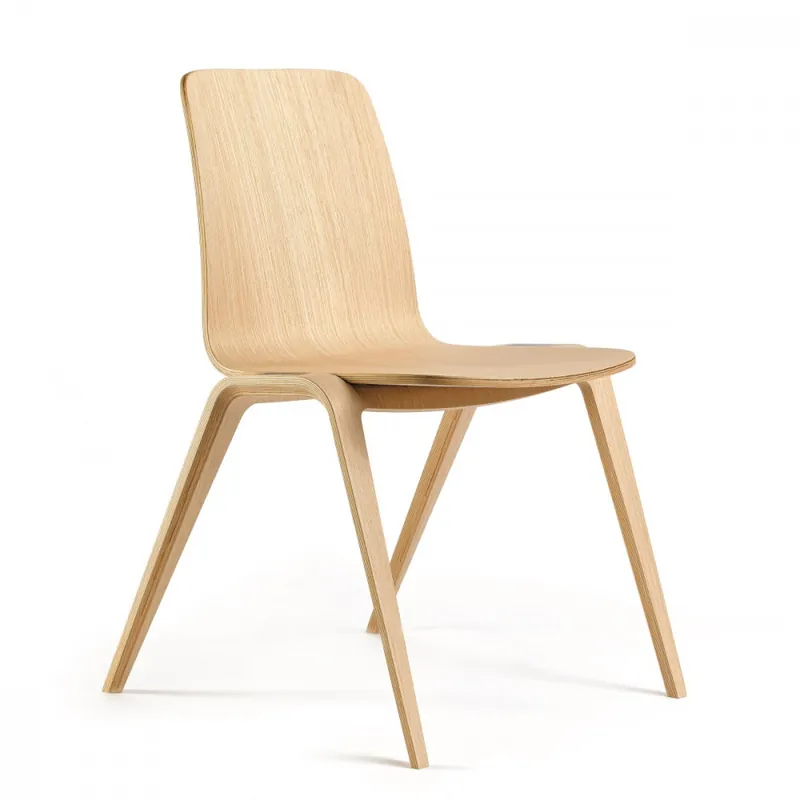 Prezzo Basso Sedia in legno di rovere in stile scandinavo Woodstock