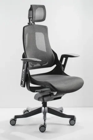 Di Tendenza Sedia ufficio ergonomica e traspirante con supporto lombare Wow Black 48