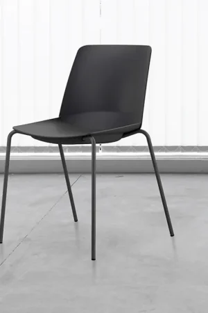 Compra Adesso Sedia design moderno in plastica e metallo Basic