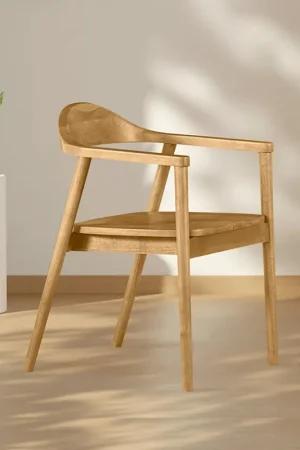Pagamento Sicuro Sedia in legno con braccioli design moderno Arm