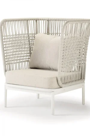 Poltrona da giardino con schienale alto di design Yolk High Scelto Dai Clienti