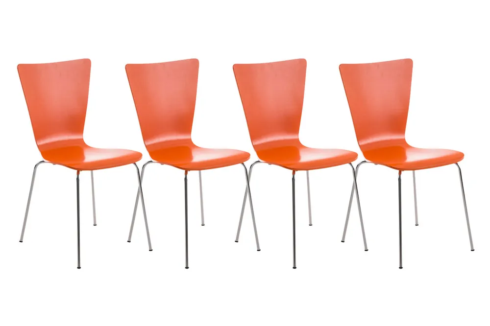 Offerta Set 4 Sedie Impilabili Aaron