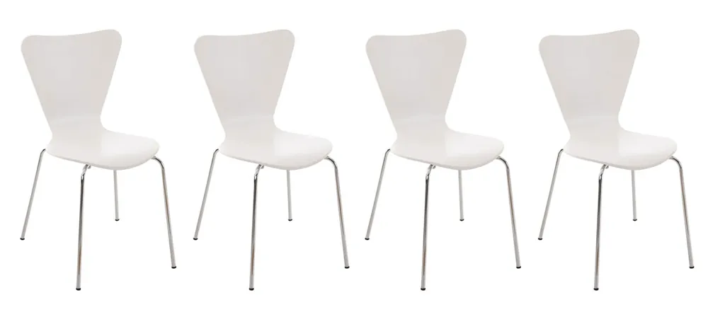 Set 4 Sedie Impilabili CALISTO Prezzo Basso