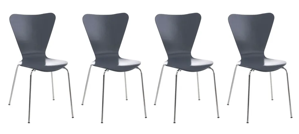 Set 4 Sedie Impilabili CALISTO Offerta