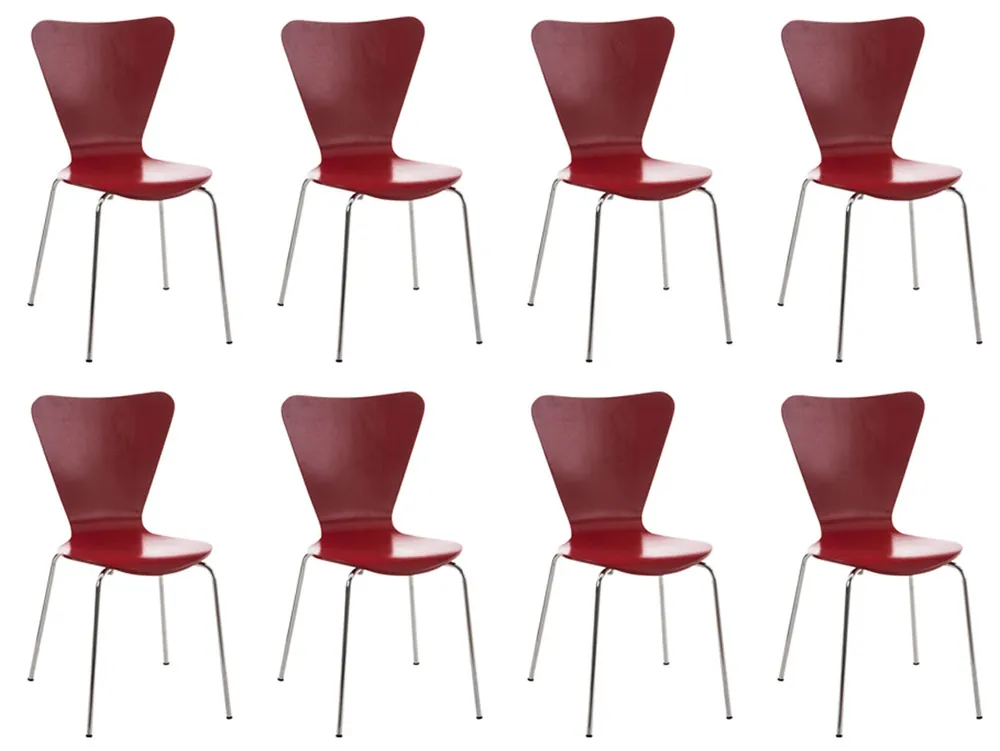 Set 8x Sedie Impilabili Calisto Prezzo Scontato