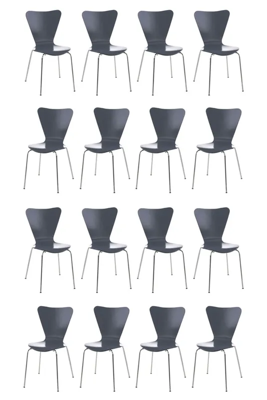 Super Prezzo Set 16 Sedie Impilabili Calisto