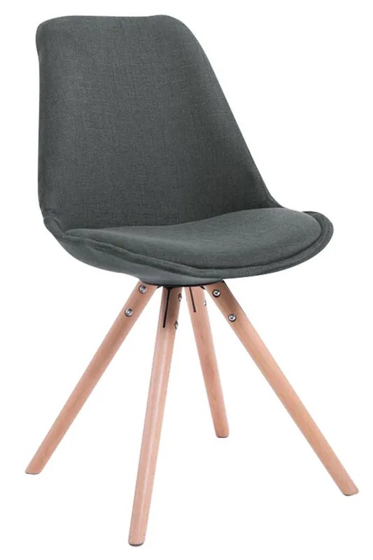 Offerta Limitata Sedia Toulouse in stoffa gambe tonde
