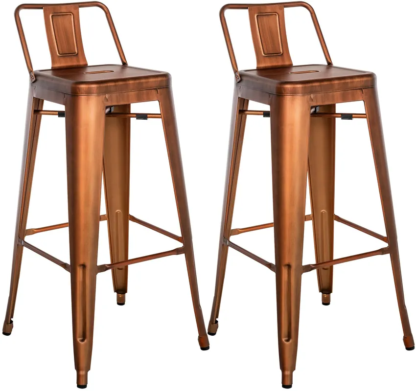 Set di 2 sgabelli da bar Mason Spedizione Espresso