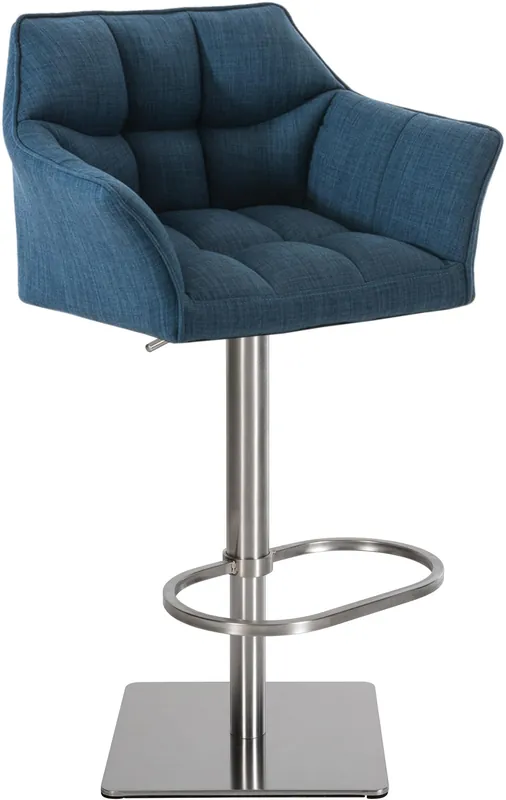 Sgabello da bar Damaso con rivestimento in tessuto Offerta Speciale