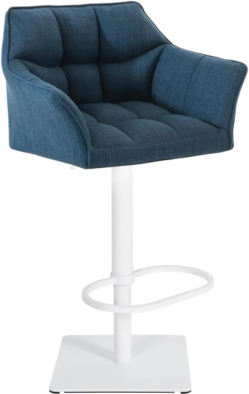 Sgabello da bar Damaso con rivestimento in tessuto Compra Online