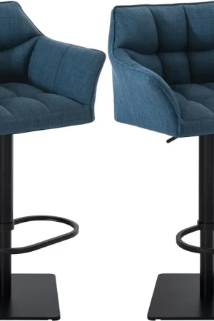 A Buon Prezzo Set da 2 sgabelli da bar Damaso in tessuto