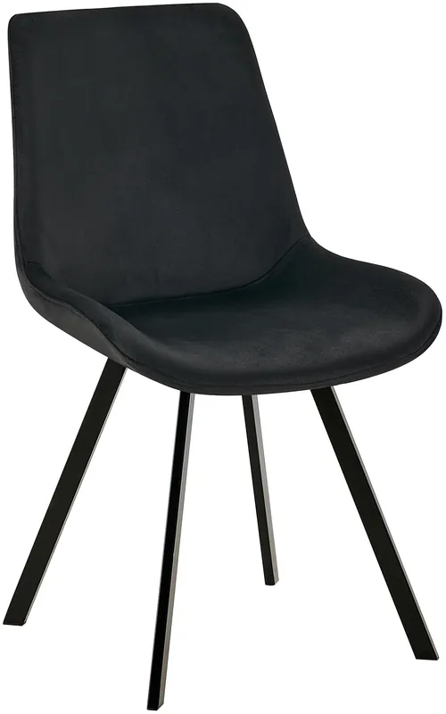 Sedia da pranzo in velluto Lewes Super Prezzo