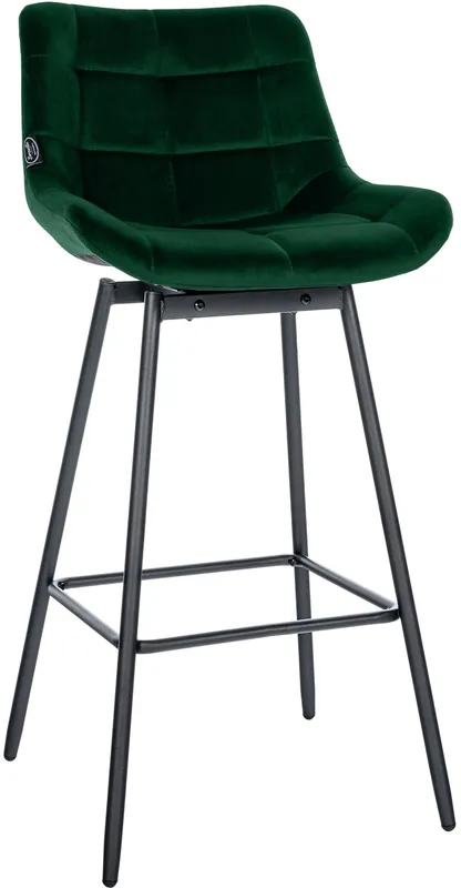 Offerta Speciale Sgabello da bar Weston girevole 180° con schienale e seduta imbottita, struttura in metallo