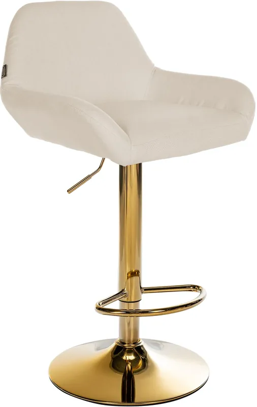 Saldi Sgabello da bar in tessuto Braga Gold