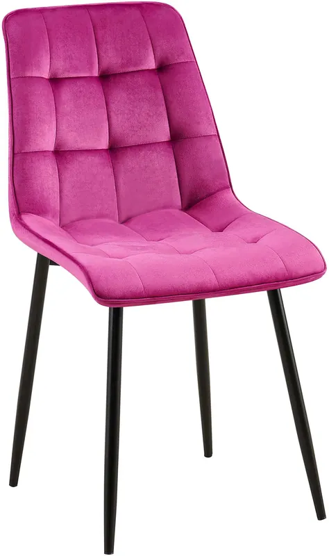 Sedia da pranzo Gifford con rivestimento in velluto Ultime Pezzi