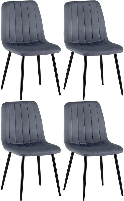 Set di 4 sedie Dijon Popolare