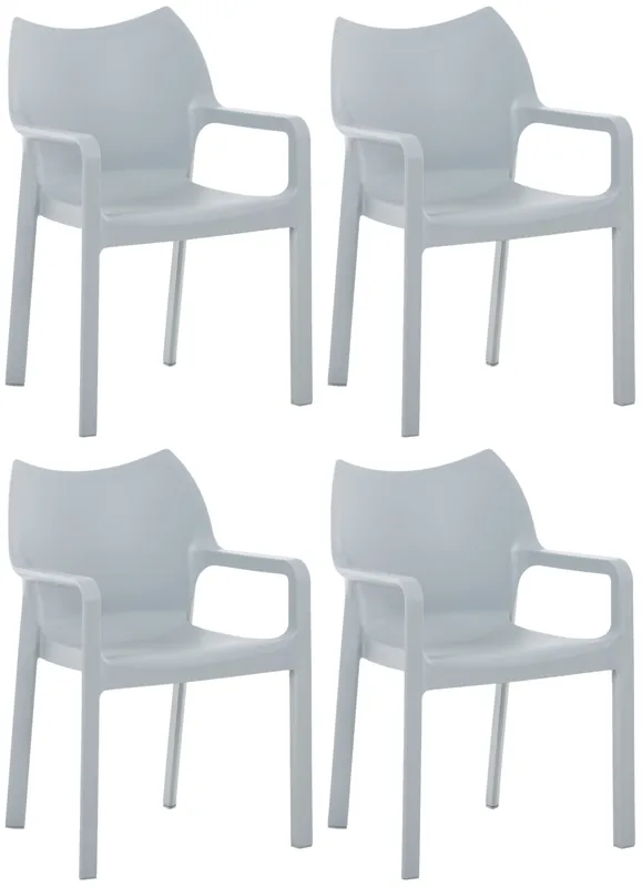 Professionale Set di 4 sedie Diva
