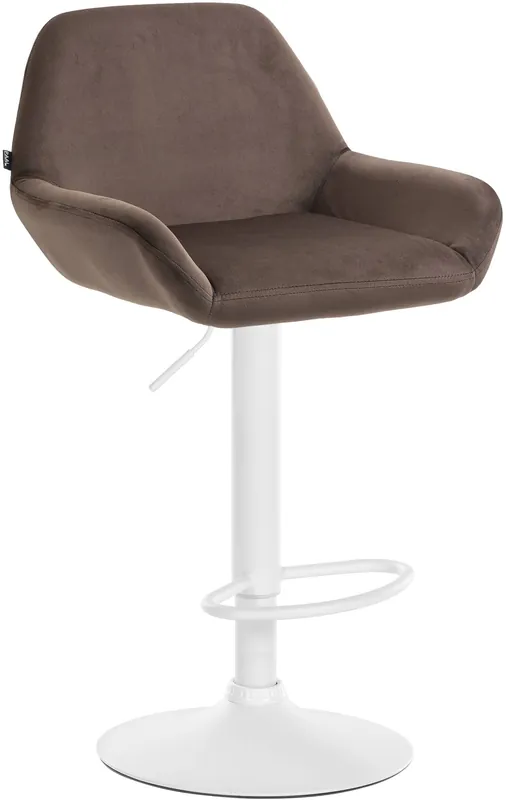 Sgabello Braga in velluto Must-Have