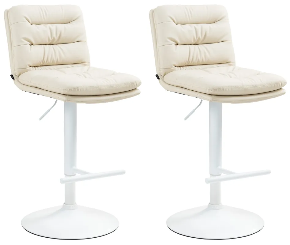 Set di 2 sgabelli da bar Damar in similpelle Subito Disponibile