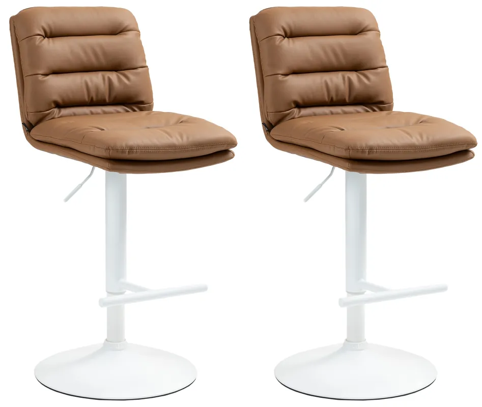 Set di 2 sgabelli da bar Damar in similpelle Promo Stagionale