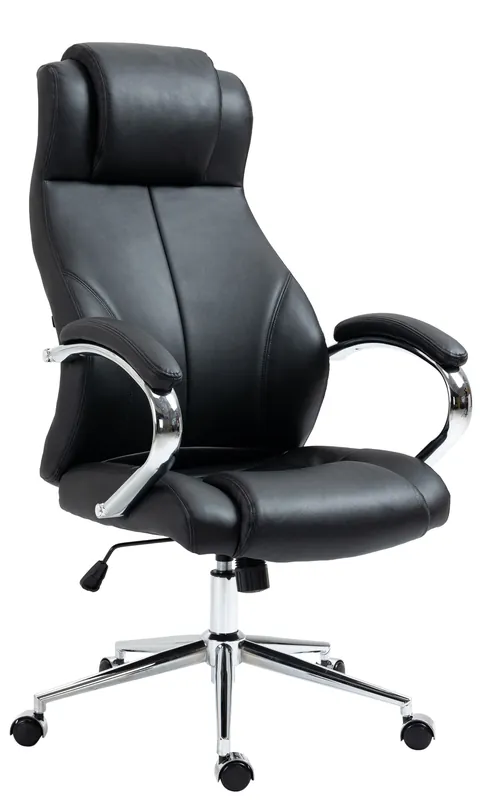Sedia da ufficio in vera pelle Salford Occasione Imperdibile