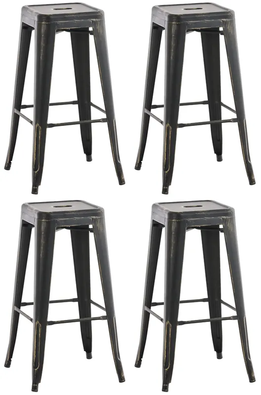 Offerta Limitata Set di 4 sgabelli da bar Joshua