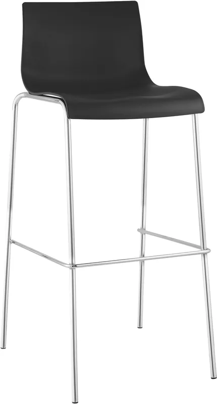 Offerta Lampo Sgabello da Bar Hover Plastica Struttura a 4 Gambe