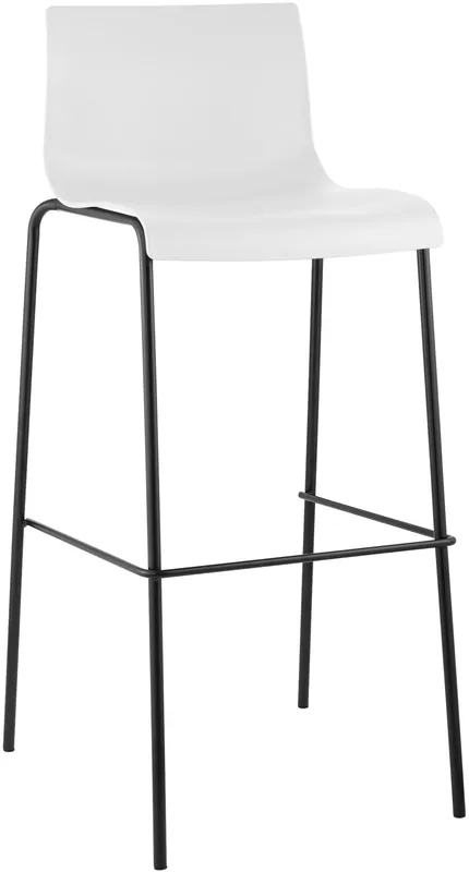 Promo Stagionale Sgabello da Bar Hover Plastica Struttura a 4 Gambe