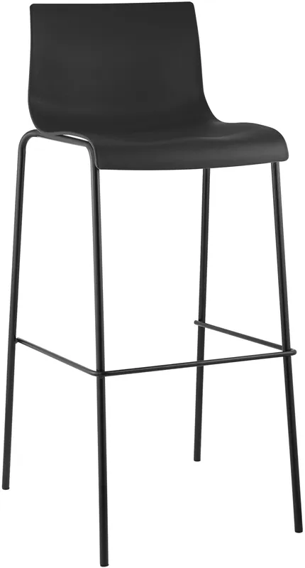 Ultima Occasione Sgabello da Bar Hover Plastica Struttura a 4 Gambe