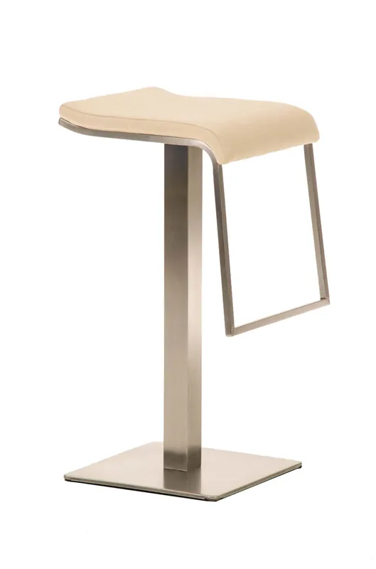 Must-Have Sgabello Bar Lameng In Tessuto E Acciaio Inox
