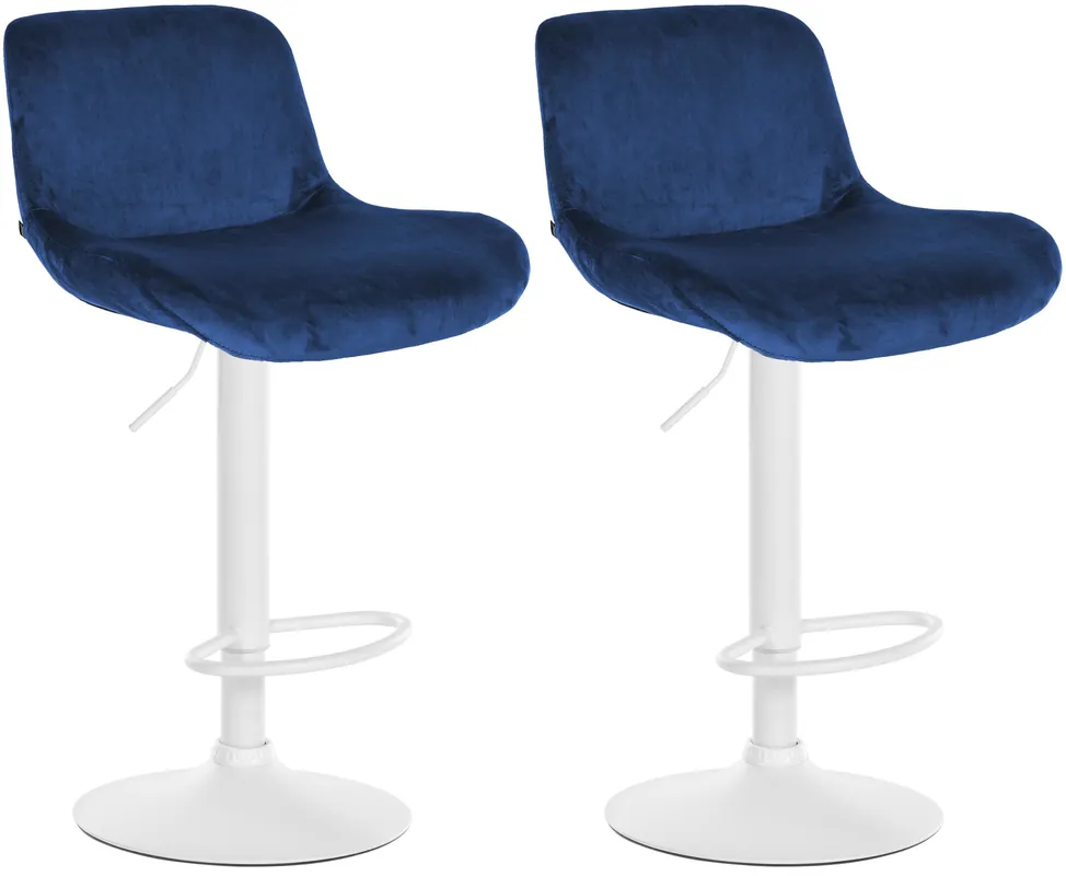 Set di 2 sgabelli da bar Solon White Nuovo Arrivo