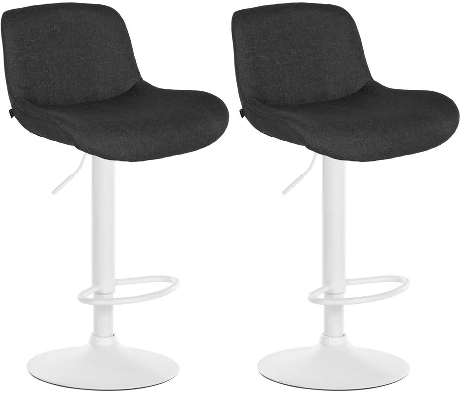 Occasione Imperdibile Set di 2 sgabelli da bar Solon White