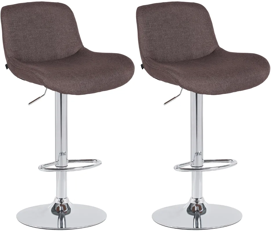 Set di 2 sgabelli da bar Solon cromo Ultimissimo Modello