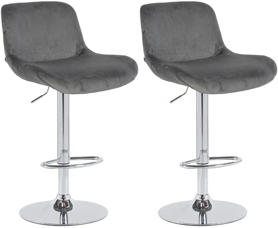 Prezzo Conveniente Set di 2 sgabelli da bar Solon cromo