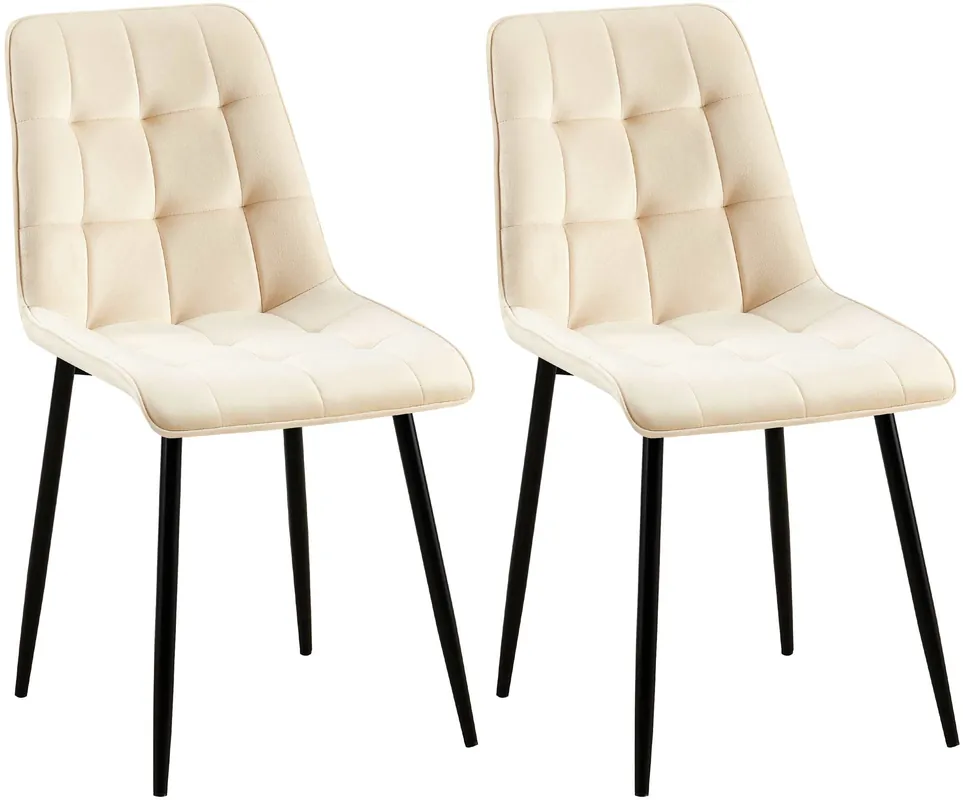 Prezzo Basso Set di 2 sedie da pranzo Gifford in velluto