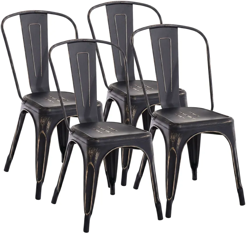 Prezzo Ridotto Set di 4 Sedie Impilabili Benedikt