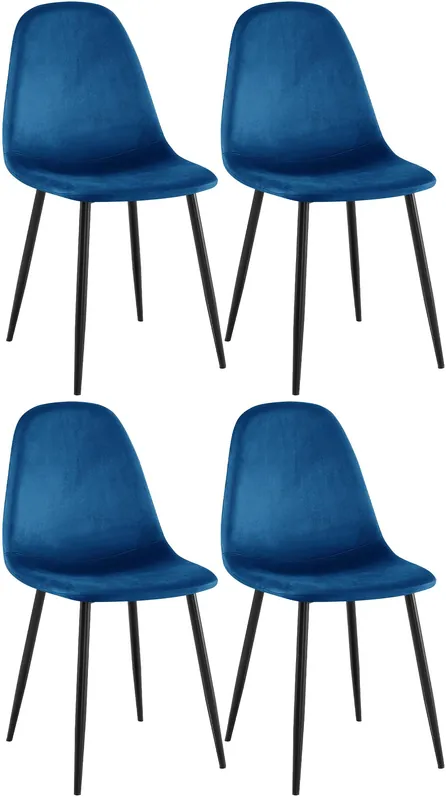 Promozione Esclusiva Set di 4 sedie da pranzo Napier