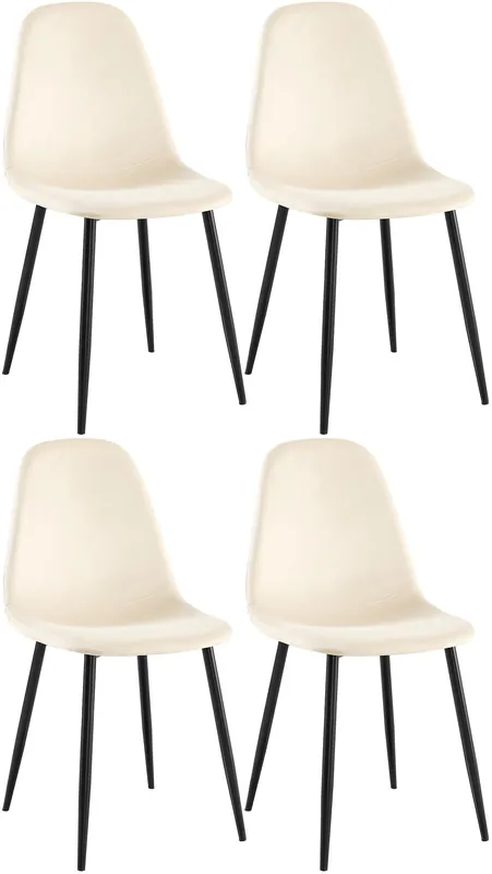 Set di 4 sedie da pranzo Napier Consegna Rapida