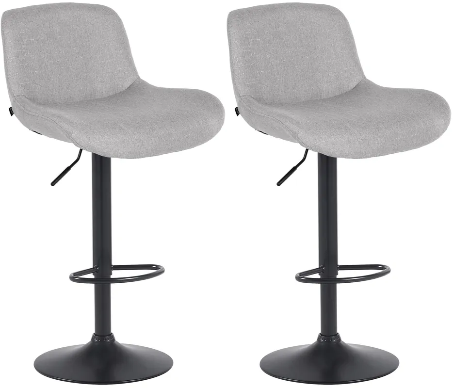 Super Prezzo Set di 2 sgabelli da bar Solon nero